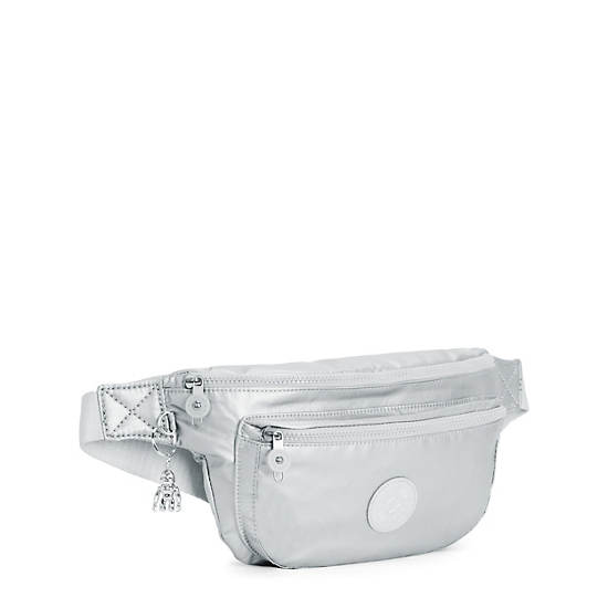 Kipling Yasemina Extra Large Metallic Heuptasjes Zilver | België 2199OK